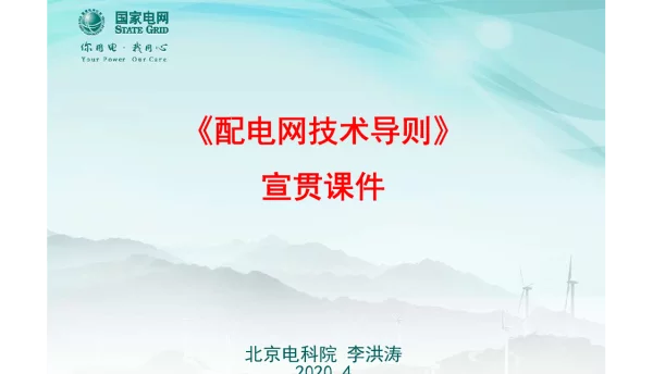 配电网技术导则