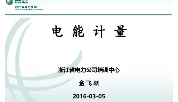 用电检查高级工_电能计量