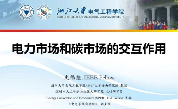电力市场和碳市场的交互作用