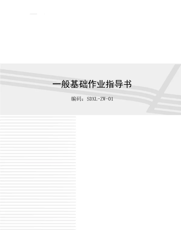 最新2024版输电线路作业指导书
