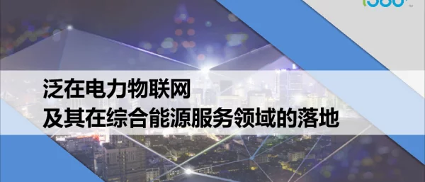 俞庆-泛在电力物联网及其在综合能源的落地