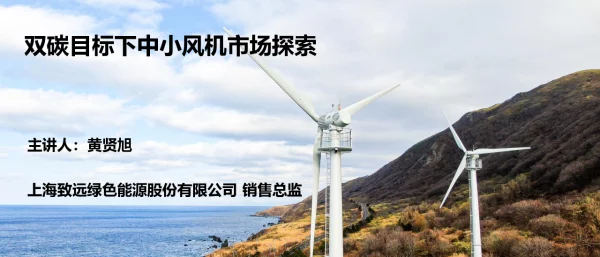 双碳目标下中小风机市场探索-上海致远绿色能源股份有限公司