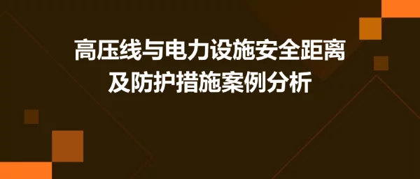 高压线与电力设施安全距离及防护措施案例分析.pptx