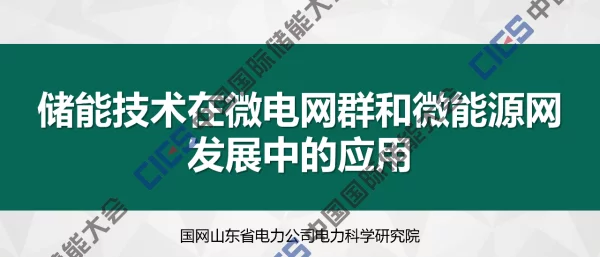 2023孙树敏（分享版）山东电科院储能技术在微电网群和微能源网发展中的应用