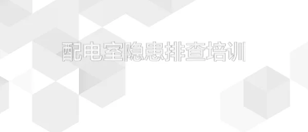 配电室隐患排查培训
