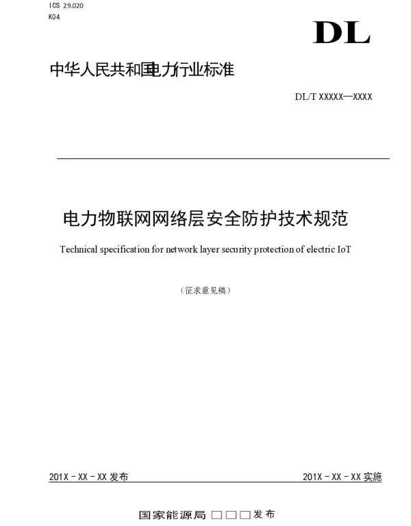 电力物联网网络层安全防护技术规范