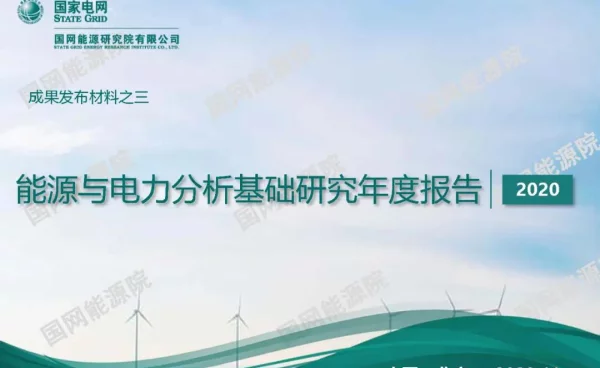 国家电网-能源与电力分析基础研究年度报告2020-2020.11-44页