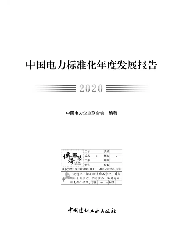 2020年中国电力标准化报告