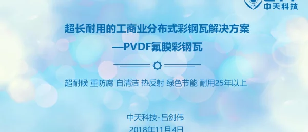 超长耐用的工商业分布式彩钢瓦解决方案PVDF彩钢瓦-吕剑伟