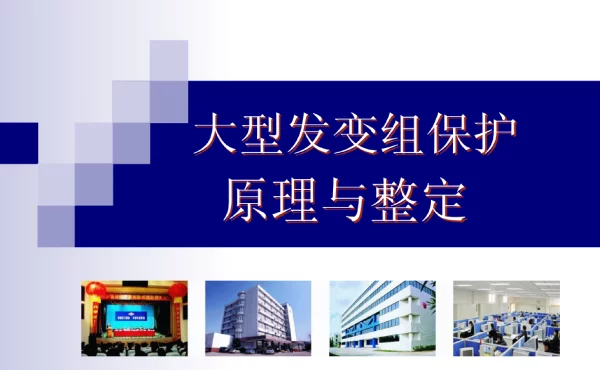 发变组保护原理与整定 失步失磁 