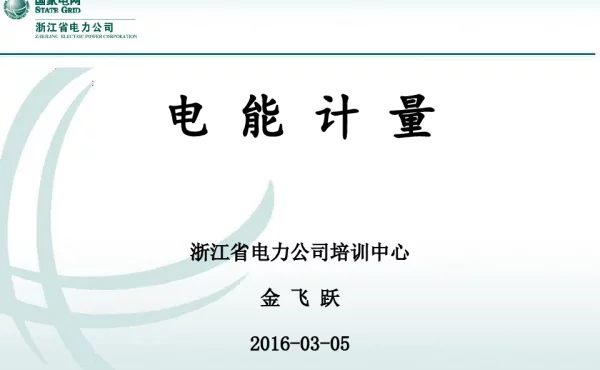 用电检查高级工电能计量