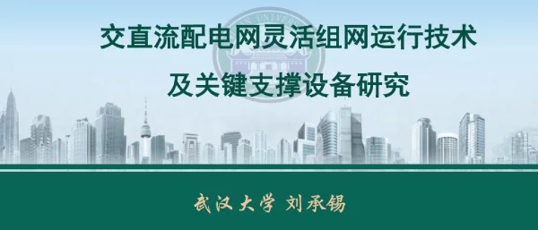 交直流配电网灵活组网运行技术及关键支撑设备研究--武汉大学 刘承锡
