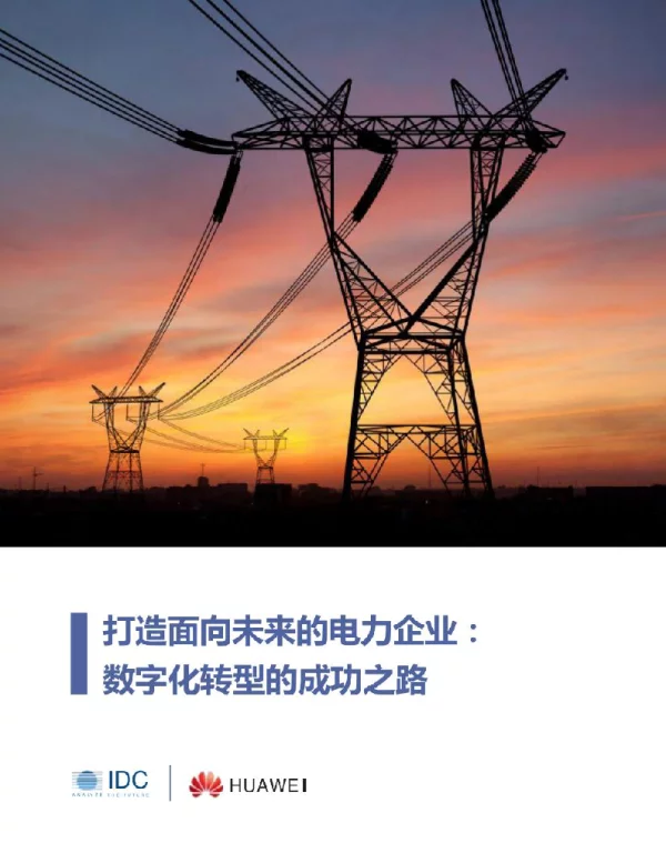 打造面向未来的电力企业数字化转型的成功之路