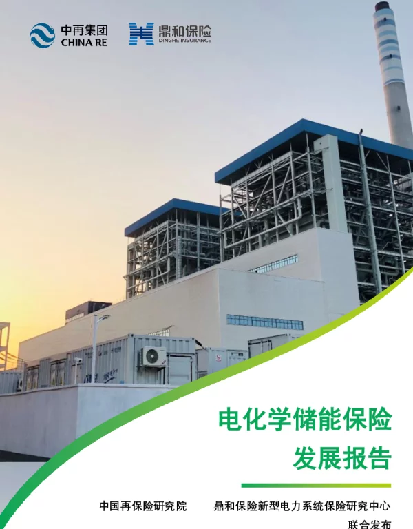 电化学储能保险发展报告-中再集团&鼎和保险