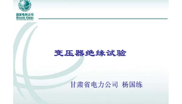 变压器绝缘试验