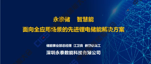 2023江卫良永泰储，智慧能面向全应用场景的先进锂电储能解决方案20230524