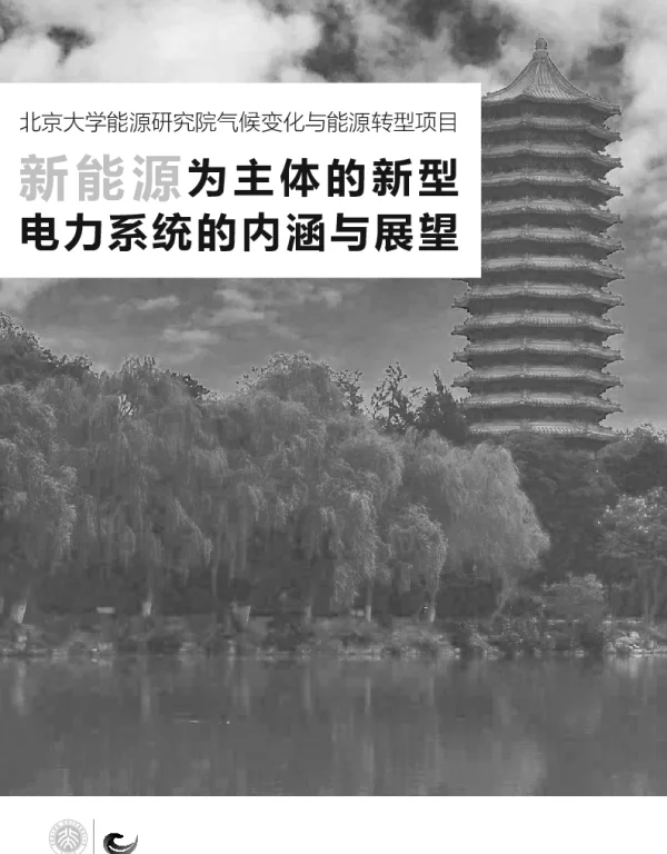 北大-以新能源为主体的新型电力系统的内涵与展望-56页