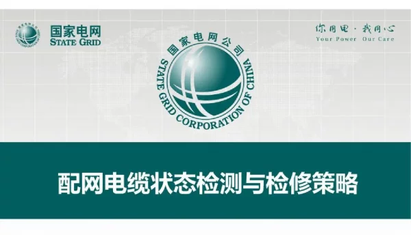 【国网培训课件】配网电缆状态检测与检修策略