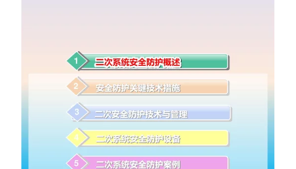 电力二次系统安全防护培训