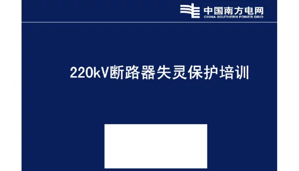 220kV断路器失灵保护培训