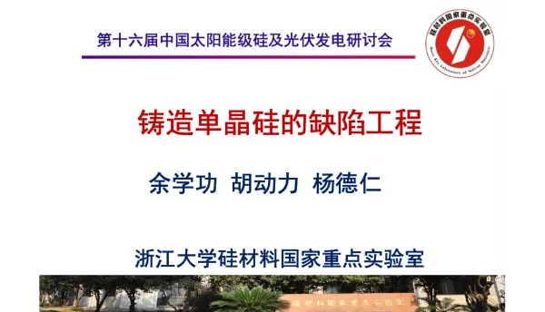 浙江大学，铸造类单晶硅的晶界工程及应用