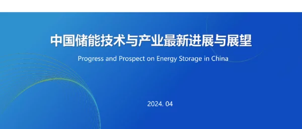 中国储能技术与产业最新进展与展望报告2024
