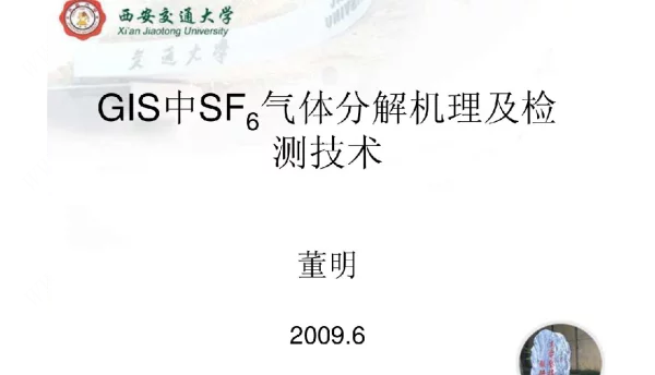 SF6分解物与检测技术