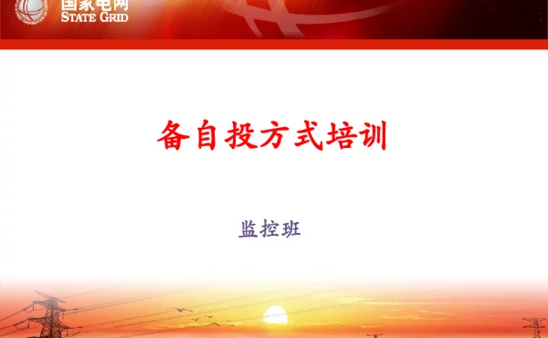 备自投方式培训