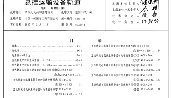 05G359-3悬挂运输设备轨道
