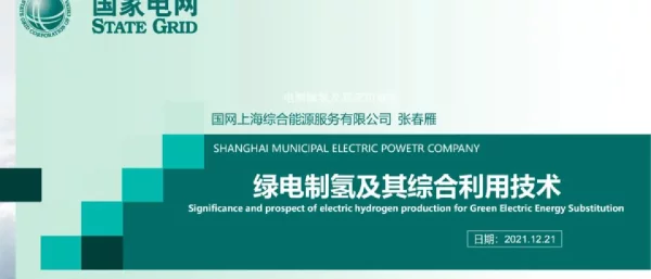 国家电网绿电制氢及综合利用技术