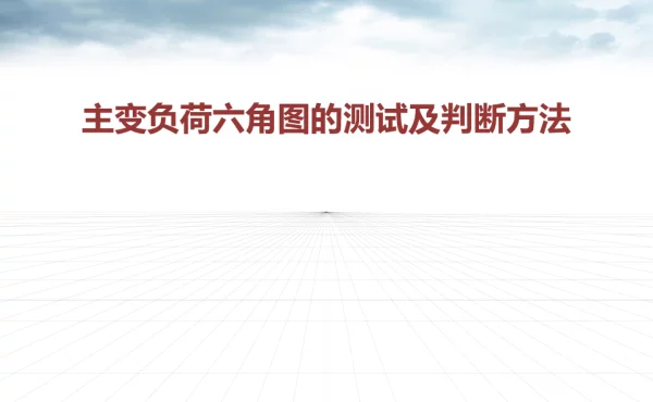 负荷六角图培训材料