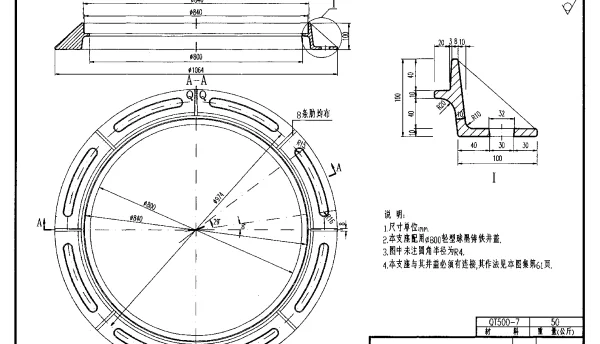 铸铁井盖