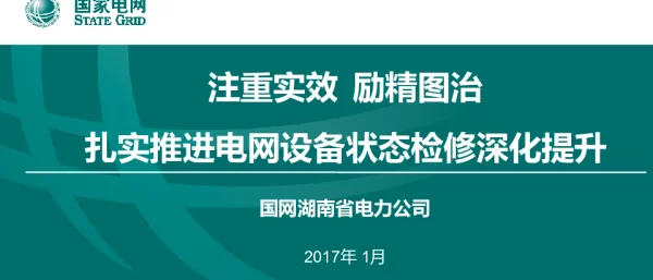 国网湖南电力状态检修工作汇报材料